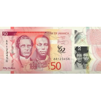 (355) ** PNew (PN96) Jamaica - 50 Dollars Year 2022 (2023) (Replacement)
